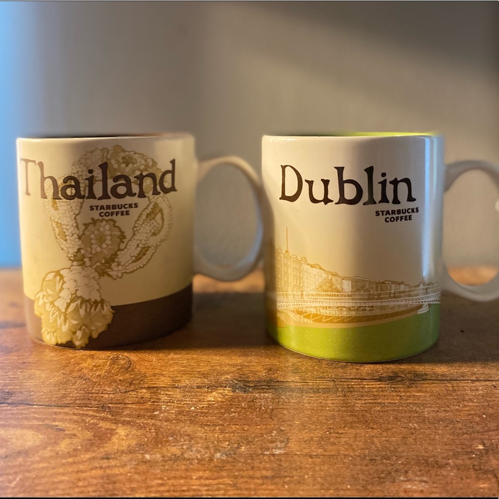 Starbucks collectible mugs